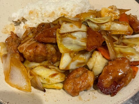 ご飯がすすむ‼ 豚肉とキャベツのオイスター炒め♫